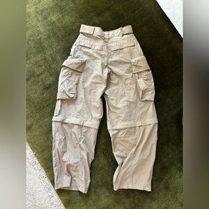 Alexander Wang Khaki Cargo Utility Pants